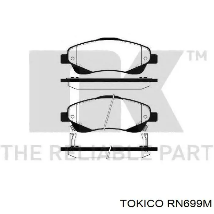 Pastillas de freno delanteras Toyota Corolla R10