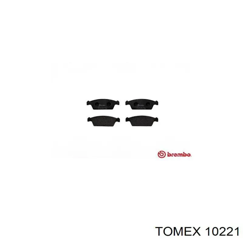 10221 Tomex pastillas de freno delanteras