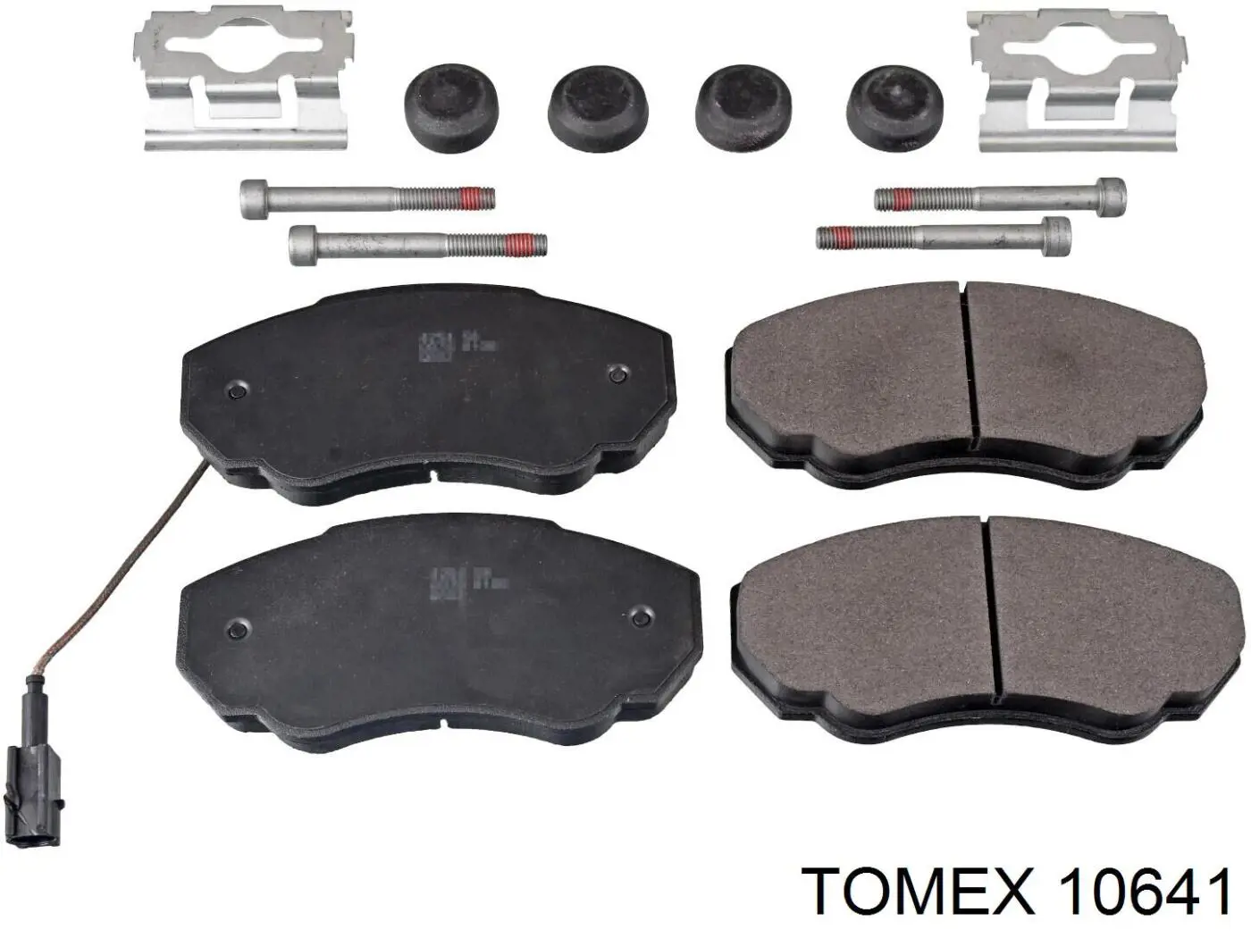 10641 Tomex pastillas de freno delanteras