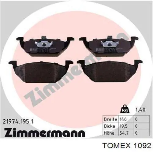 Pastillas de freno delanteras Seat Ibiza 5 KJ1, KJG