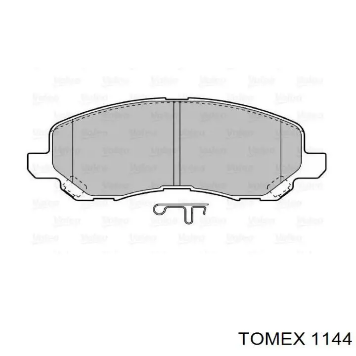 11-44 Tomex pastillas de freno delanteras