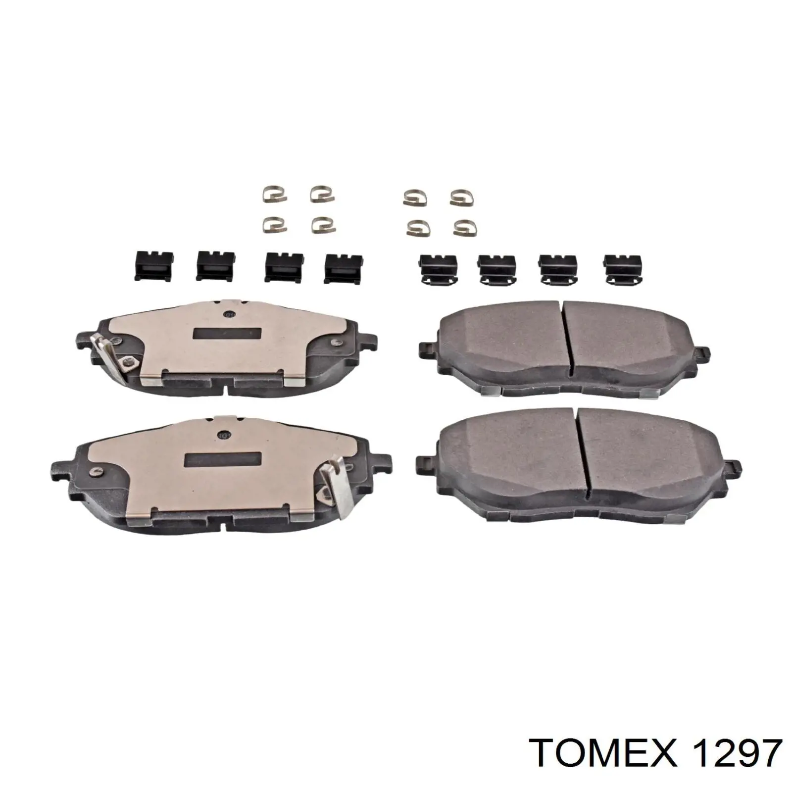 1297 Tomex pastillas de freno traseras