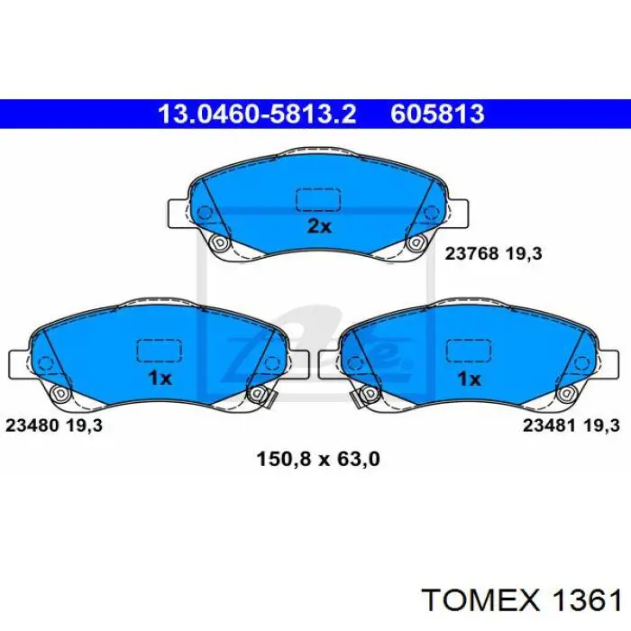 Pastillas de freno delanteras Toyota Corolla R10