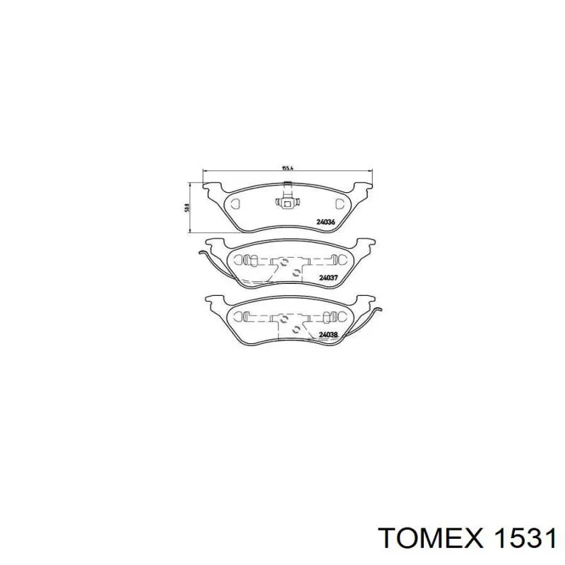 Pastillas de freno traseras 5271807AA Chrysler