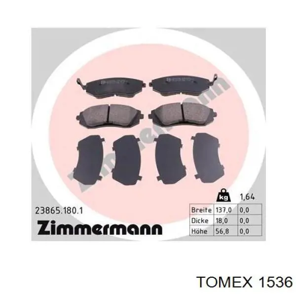 Pastillas de freno delanteras Subaru Impreza 3 GH