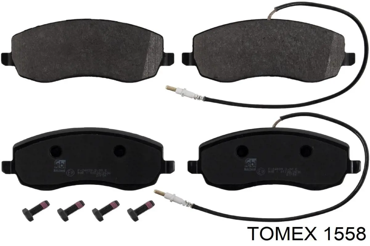 15-58 Tomex pastillas de freno delanteras