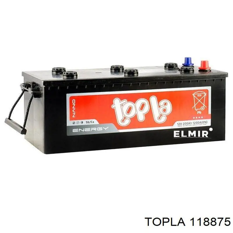 Batería de Arranque Topla Top JIS 75 ah 12 v B09 (118875)