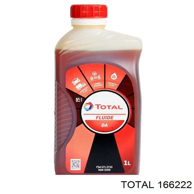 Aceite hidráulico para dirección asistida Total 166222