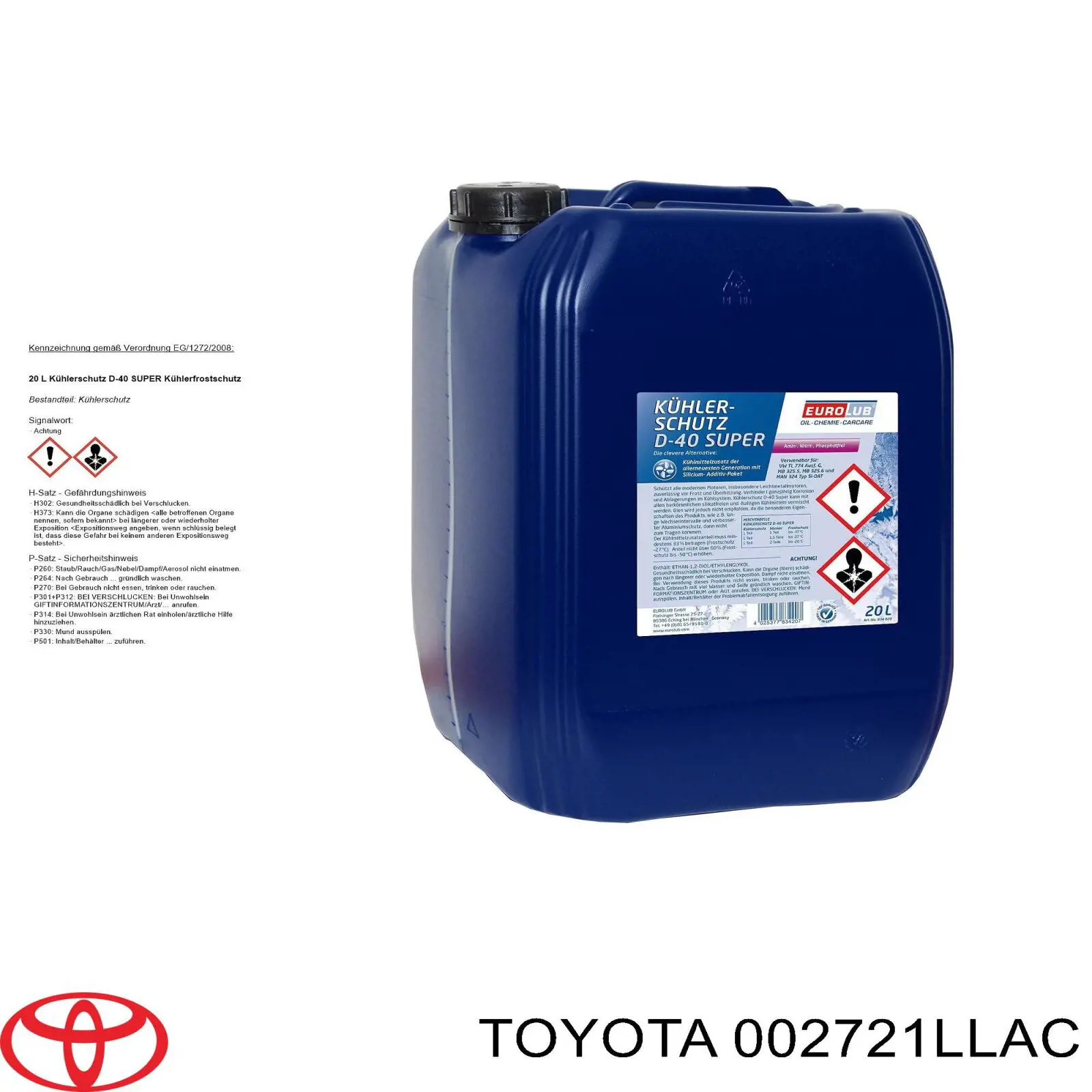 Comprar 002721LLAC Toyota Liquido anticongelante 