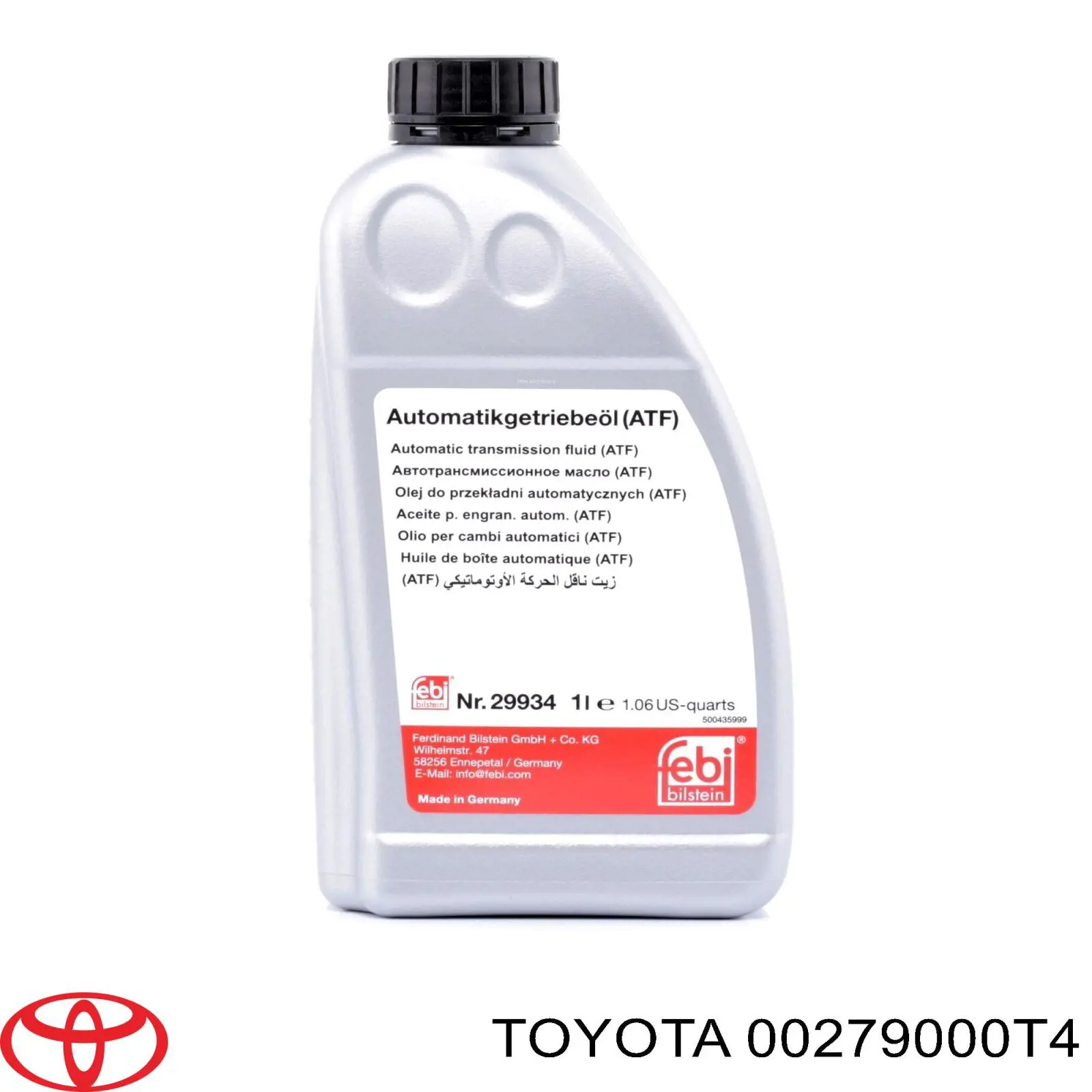 Aceite para transmisión automática  Toyota 00279000T4 precio, desde 10,77 EUR