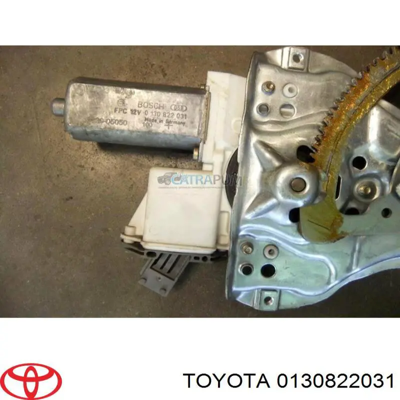 Mecanismo alzacristales, puerta trasera derecha Toyota 992045100