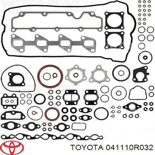 Comprar 041110R032 Toyota Kit completo de juntas del motor