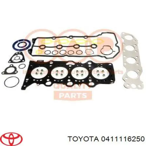 0411116250 Toyota juego de juntas de motor, completo