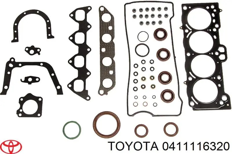 Kit completo de juntas Toyota 0411116320 precio, desde 168,19 EUR