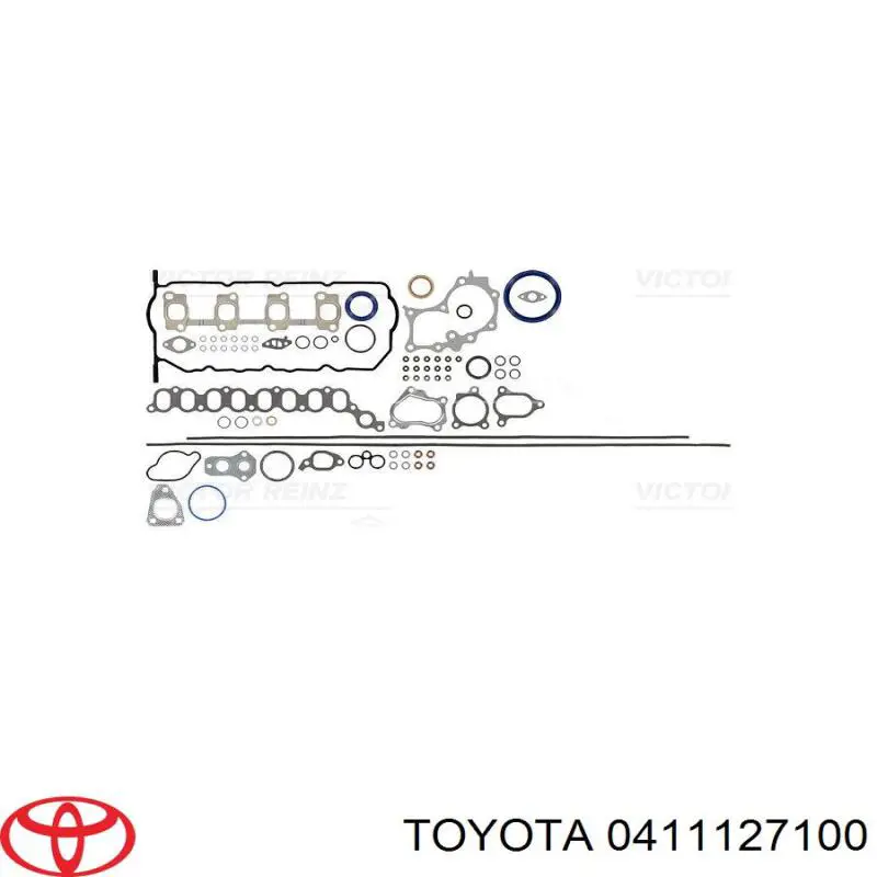 411127100 Toyota juego de juntas de motor, completo