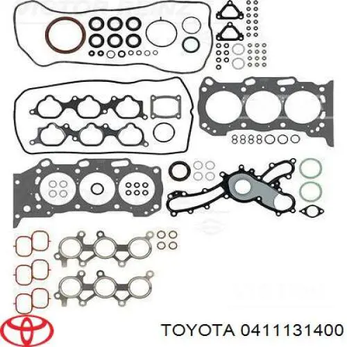0411131400 Toyota juego de juntas de motor, completo