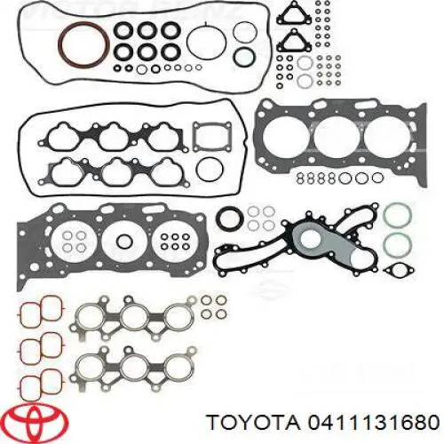 0411131680 Toyota Juego juntas motor