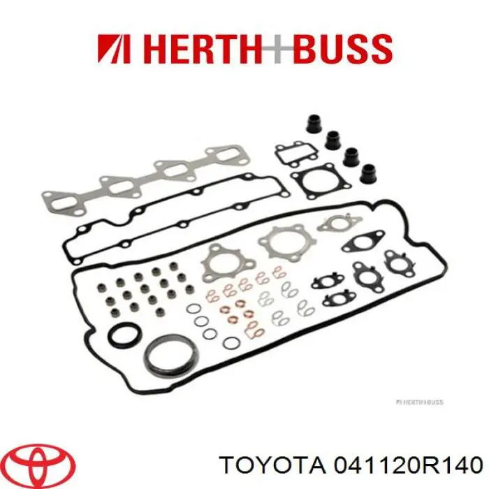 041120R130 Toyota juego de juntas de motor, completo, superior