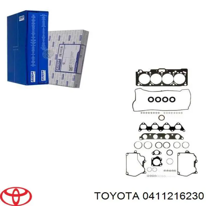 Kit de juntas de motor, completo, superior para Toyota Corolla 
