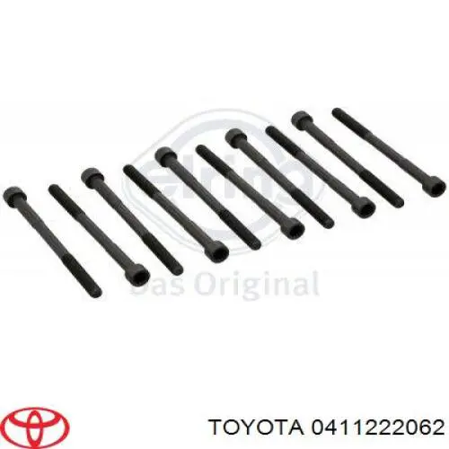 0411222062 Toyota juego de juntas de motor, completo, superior