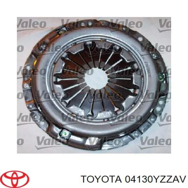 04130YZZAV Toyota kit de embrague (3 partes)