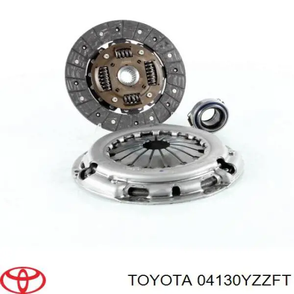 04130YZZFT Toyota kit de embrague (3 partes)