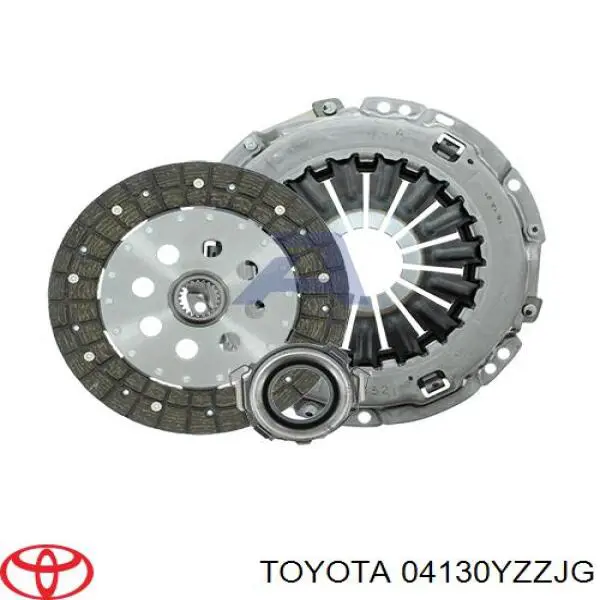 04130YZZJG Toyota kit de embrague (3 partes)