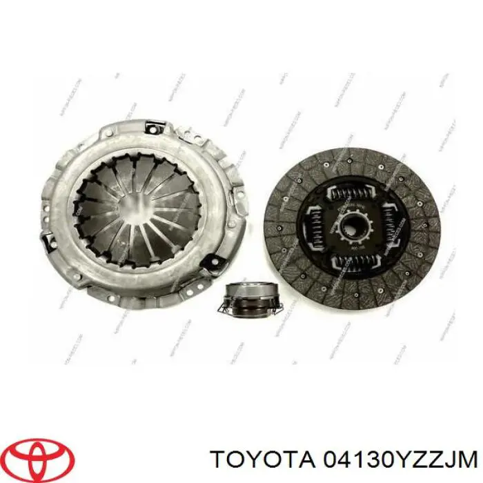 04130YZZJM Toyota kit de embrague (3 partes)