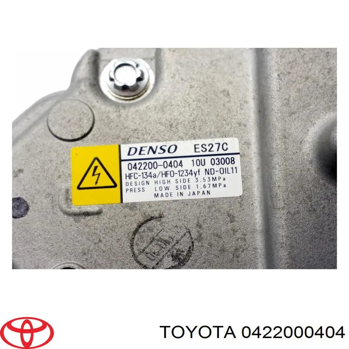Compresor ac Toyota ES27C precio, desde 292,33 EUR