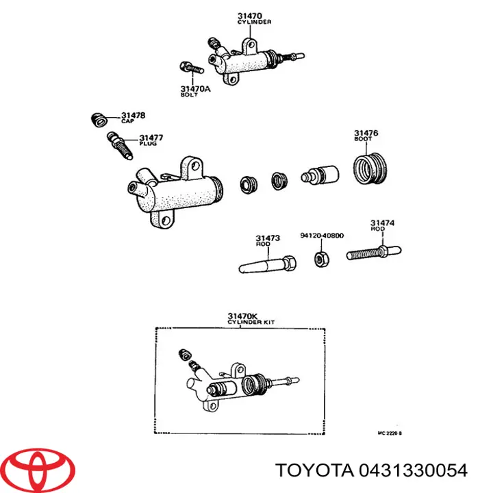 0431330054 Toyota