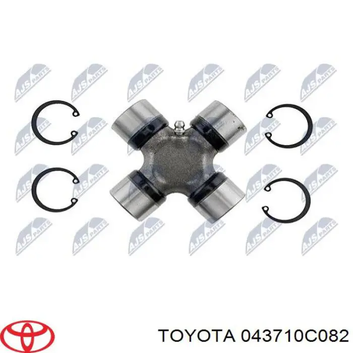 043710C082 Toyota cruceta de árbol de cardán trasero