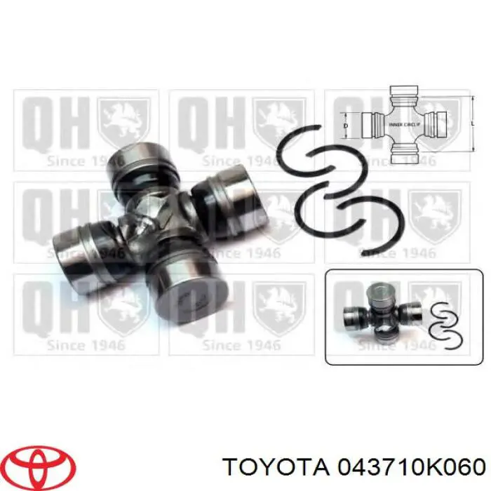 Cruceta 043710K060 Toyota