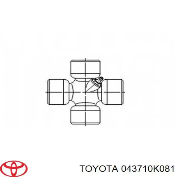 Cruceta del eje cardán trasero Toyota 043710K081 precio, desde 20,03 EUR