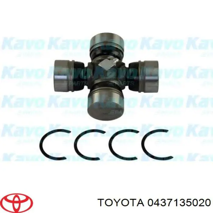 Cruceta del eje cardán trasero Toyota 0437135020 precio, desde 20,62 EUR