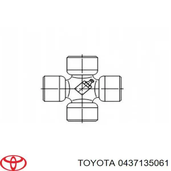 Cruceta 0437135061 Toyota