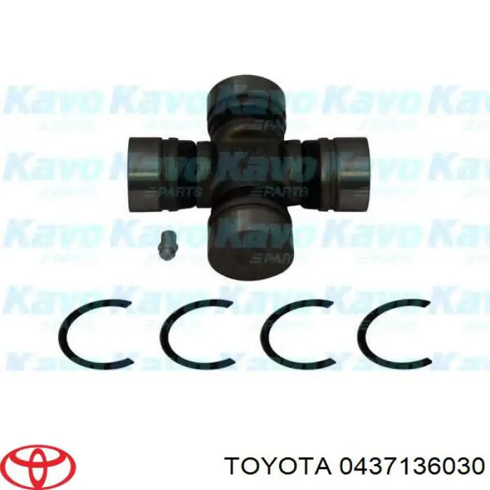 Cruceta del eje cardán trasero Toyota 0437136030 precio, desde 19,62 EUR