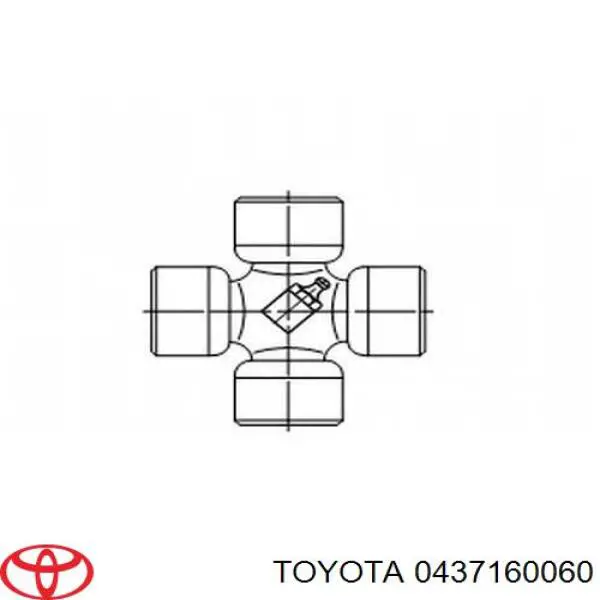 0437160060 Toyota Cruceta transmision