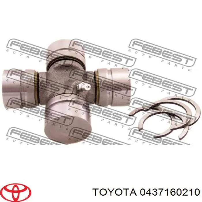 Cruceta del eje cardán trasero Toyota 0437160210 precio, desde 20,49 EUR