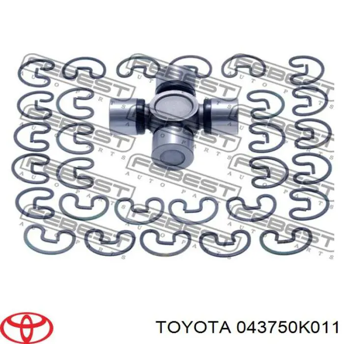 Cruceta del eje cardán trasero Toyota 043750K011 precio, desde 23,23 EUR