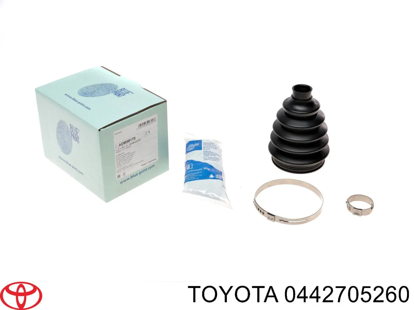 0442705260 Toyota fuelle, árbol de transmisión delantero exterior