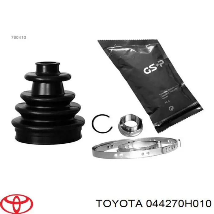 044270H010 Toyota fuelle, árbol de transmisión delantero exterior