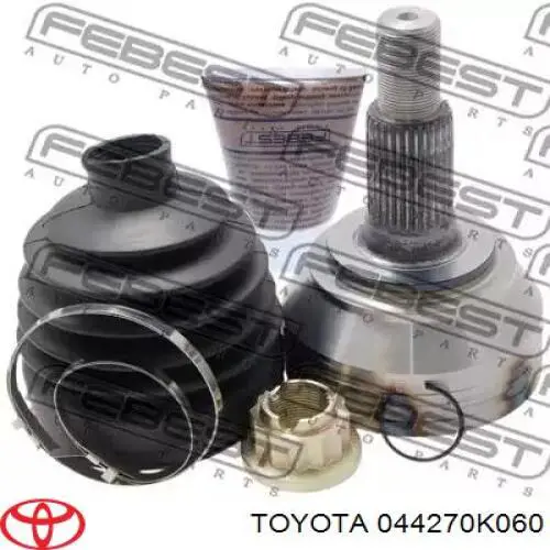 Fuelle de palier delantero exterior 044270K060 Toyota