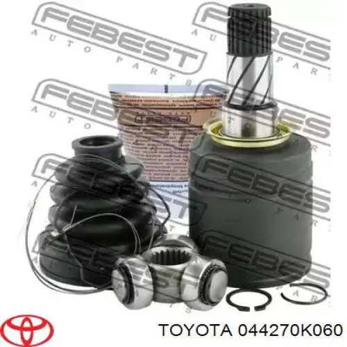 044270K060 Toyota Fuelle transmisión delantero exterior