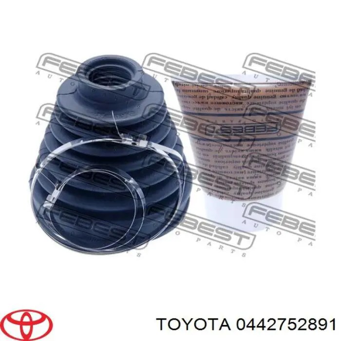 Comprar 0442752891 Toyota Juego de fuelles de junta homocinética delantera
