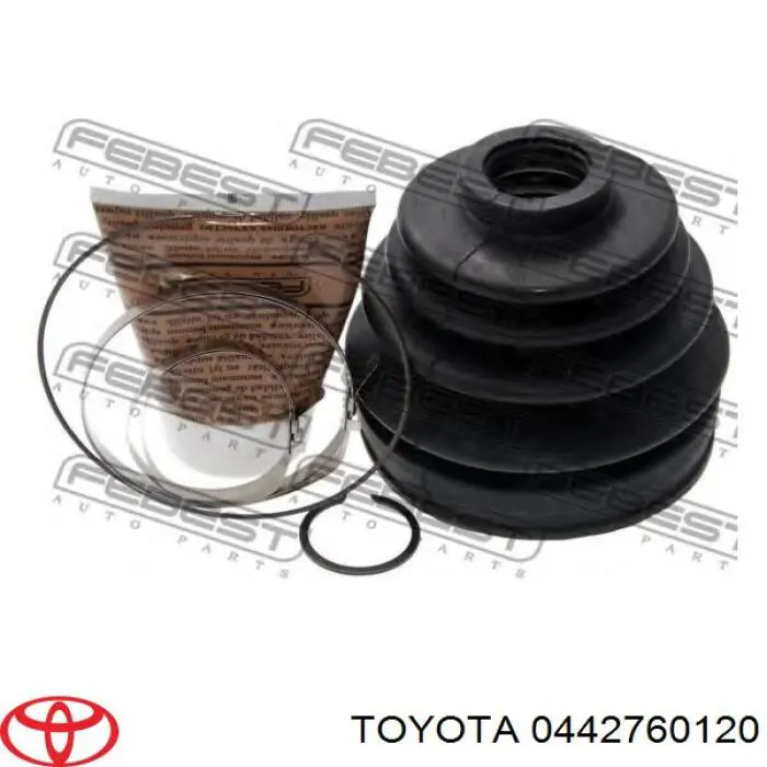 0442760120 Toyota fuelle, árbol de transmisión delantero exterior