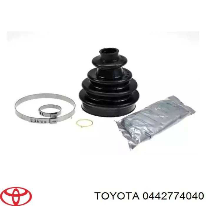 0442774040 Toyota fuelle, árbol de transmisión delantero interior derecho
