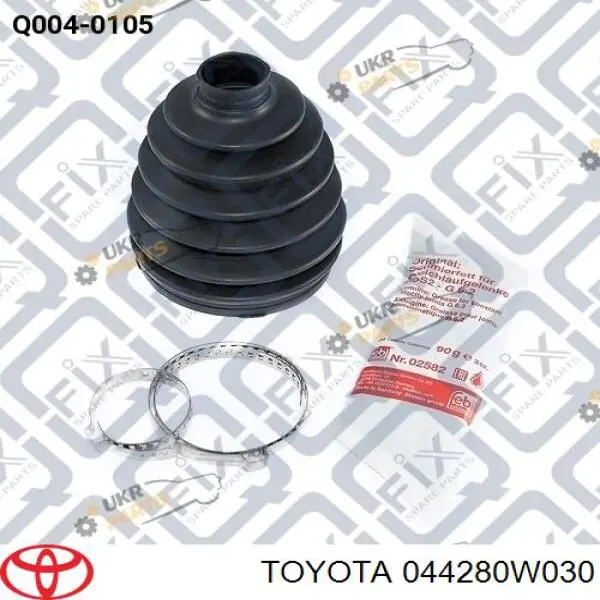 Fuelle exterior izquierdo de junta homocinética Toyota 044280W030 precio, desde 149,37 EUR