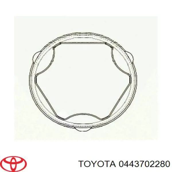 Fuelle transmisión delantero exterior Toyota 0443702280 precio, desde 14,88 EUR