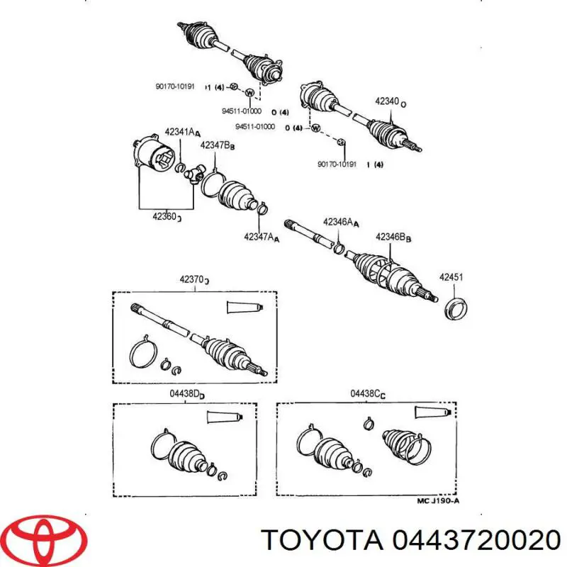 443720020 Toyota