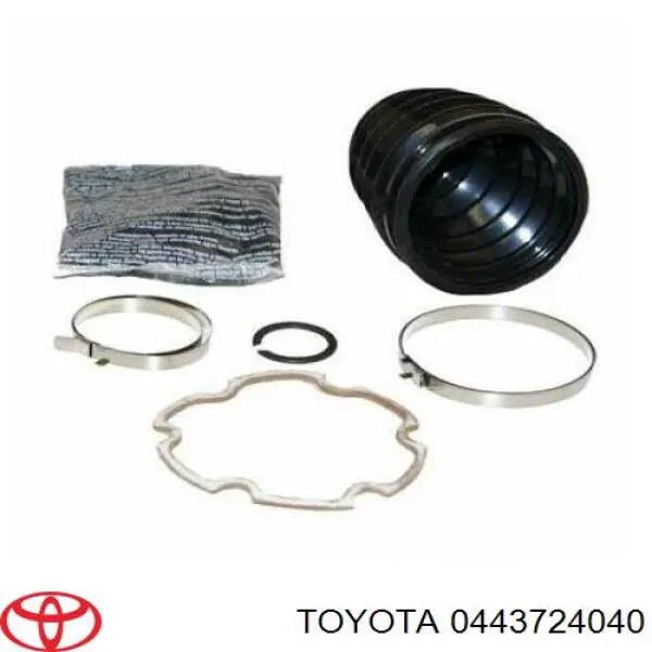 0443724040 Toyota fuelle, árbol de transmisión delantero interior